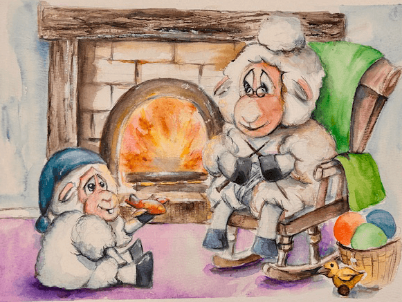 watercolor children’s book illustration character design