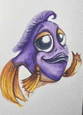 watercolor children’s book illustration character design