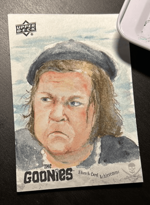 the goonies fanart sketchcard villian